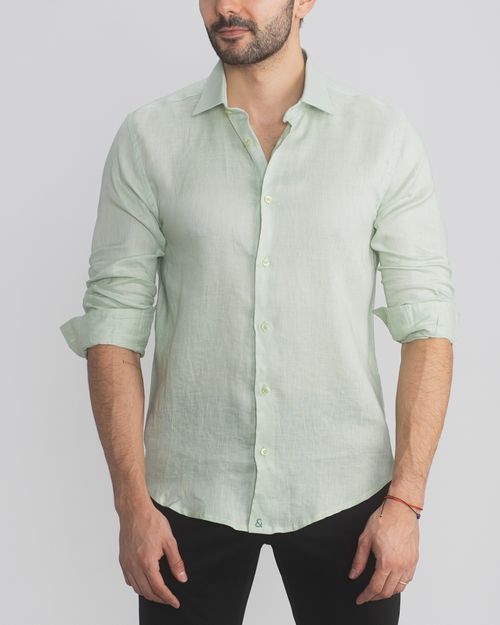 Camisa New Old Linho Neo Mint