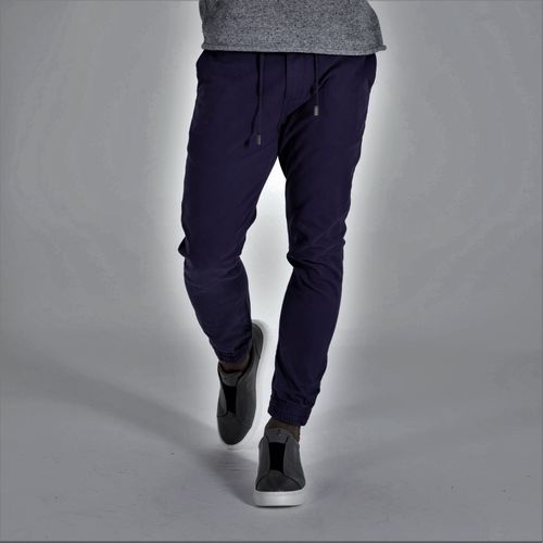 Calça Jogger New Old Sarja Azul Marinho