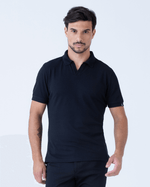 Polo-Masculina-New-Old-Gola-V-Piquet-Copenhague-Preto--3-