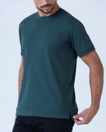 Camiseta-Masculina-New-Old-Gola-Careca-KB-Piquet-Pima-Verde-Militar--2-