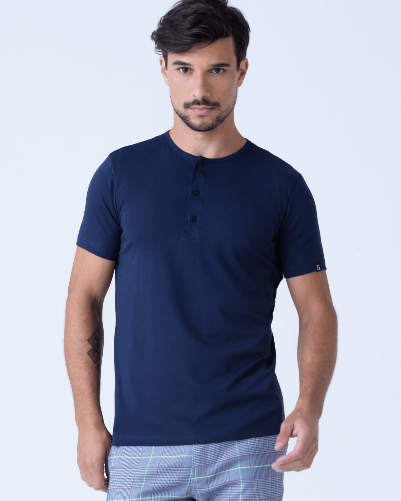 Camiseta-Masculina-New-Old-Henley-Manga-Curta-Pima-Azul-Marinho--2-