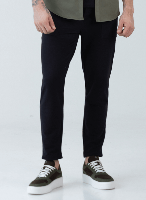 Calça Masculina Moletom Moscou Preta