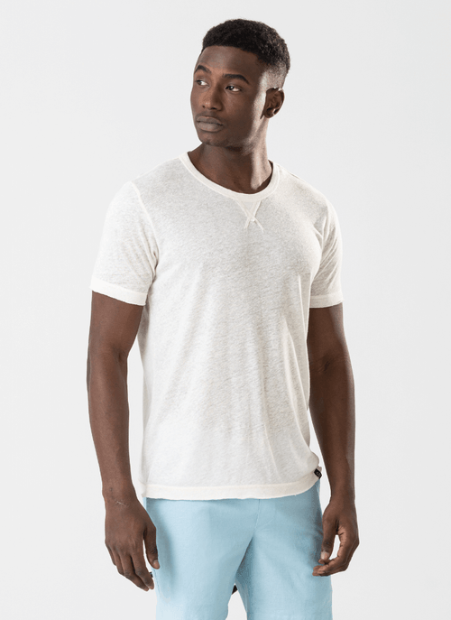 Camiseta Masculina Gola Careca Pélagos Off White