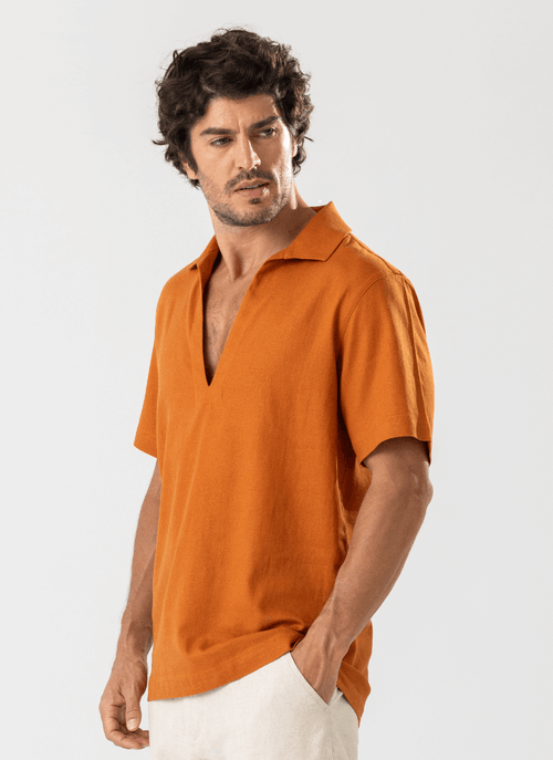 Camiseta Masculina Decote V Litorale