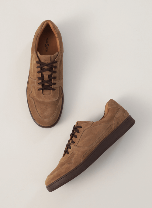 Sneaker Masculino Camurça Gold Coast