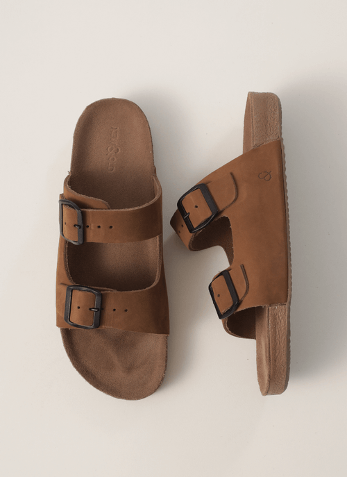 Sandália Masculina New Old Myrtos Caramelo