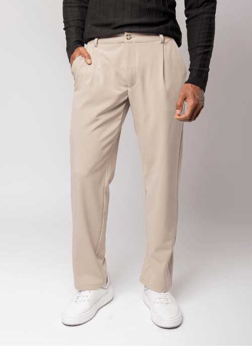 Calça Masculina Alfaiataria Positano Bege