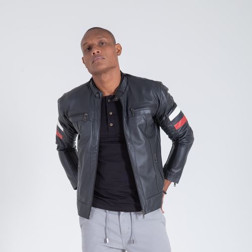 Jaqueta Masculina New Old Leather Black