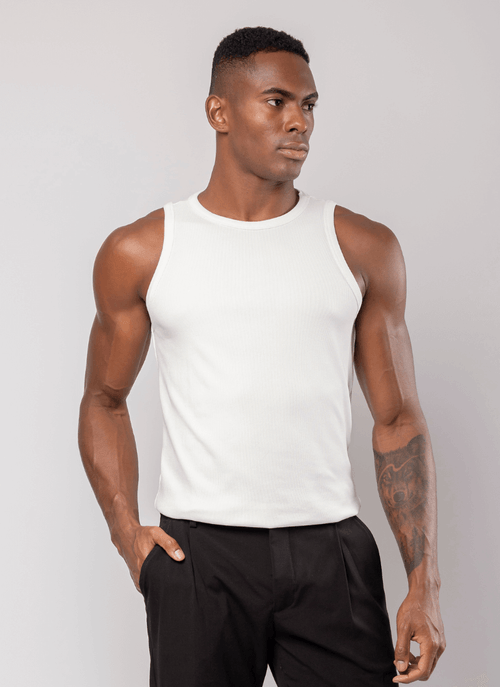 Regata Masculina Canelada Gabbiani Off White