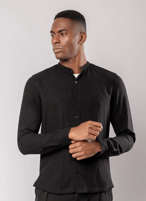 Camisa Masculina ML Mao Signature Preto