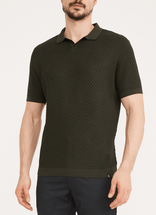 Camiseta Masculina Polo Tricot Hive Militar