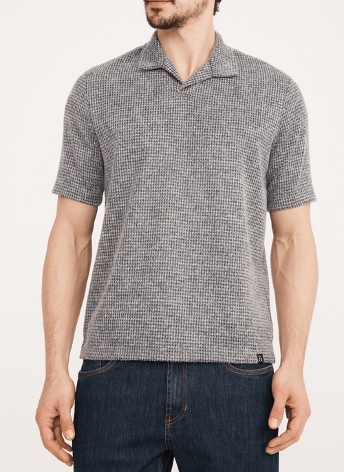 Camiseta Polo Masculina Stride Cinza