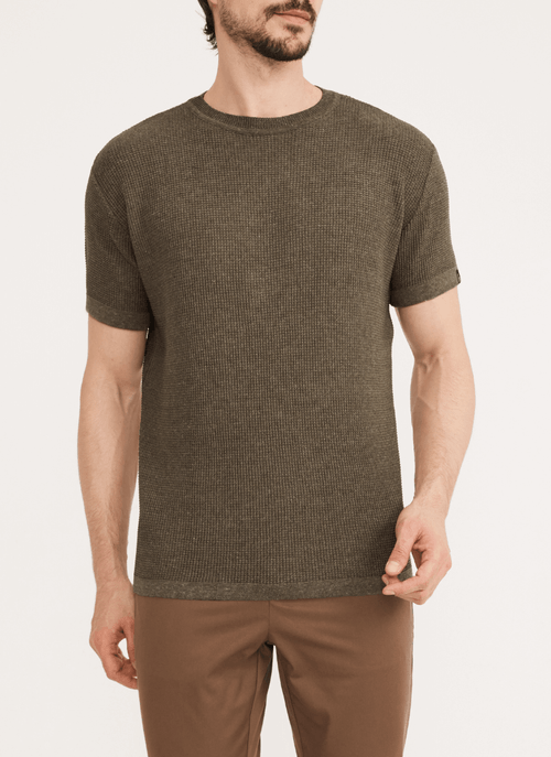 Camiseta Masculina Tricot Falésia Verde