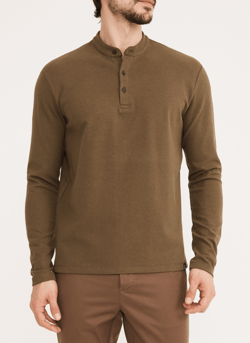 Camiseta Masculina ML Gola Mao Zone Verde