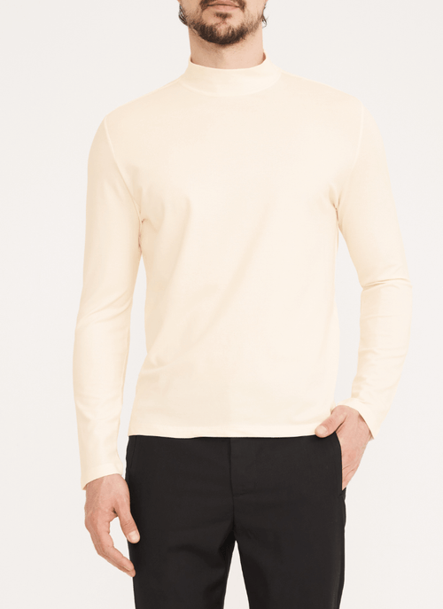 Blusa Masculina Gola Alta Roll Off White