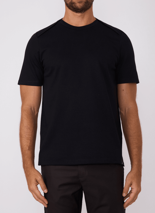 Camiseta Masculina Ombro Transpassado Shift Preta