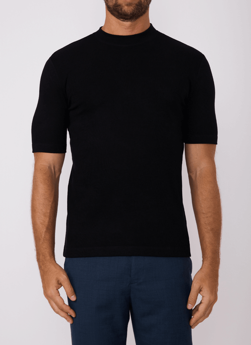 Camiseta Masculina Manga Média Volt Preta