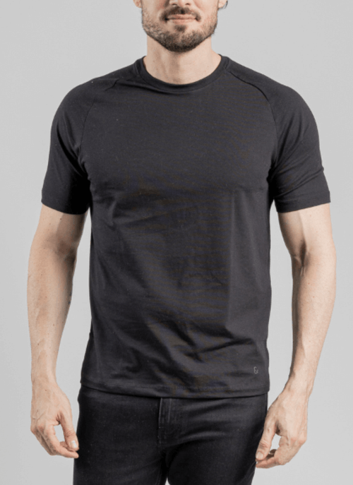 Camiseta Masculina Raglan Pima Balance Preto