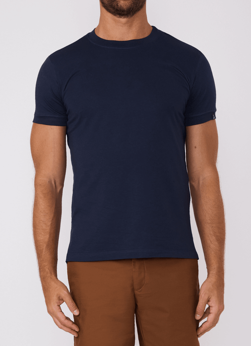 Camiseta New Old Gola Careca KB Pima Azul Marinho