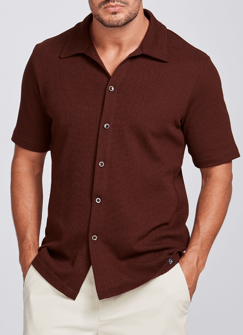 Camisa Masculina MC Tune Marrom