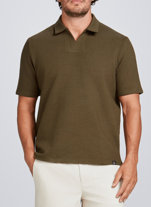 Camiseta Masculina Polo Line Verde