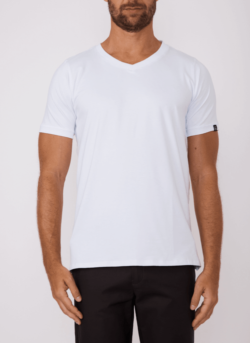 Camiseta New Old Gola V KB Pima Branca