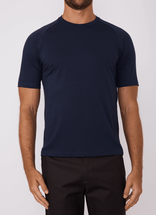 Camiseta Masculina Raglan Pima Balance Marinho