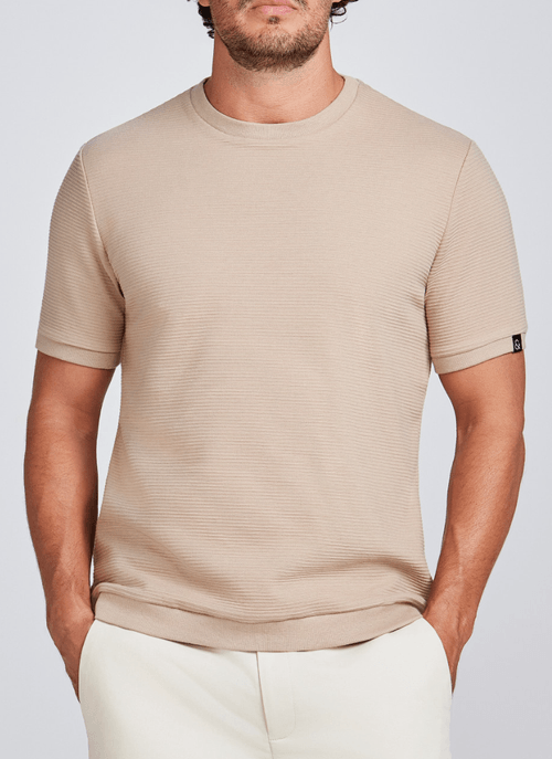 Camiseta Masculina Line Bege