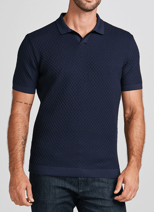 Camiseta Masculina Polo Tricot Hive Marinho