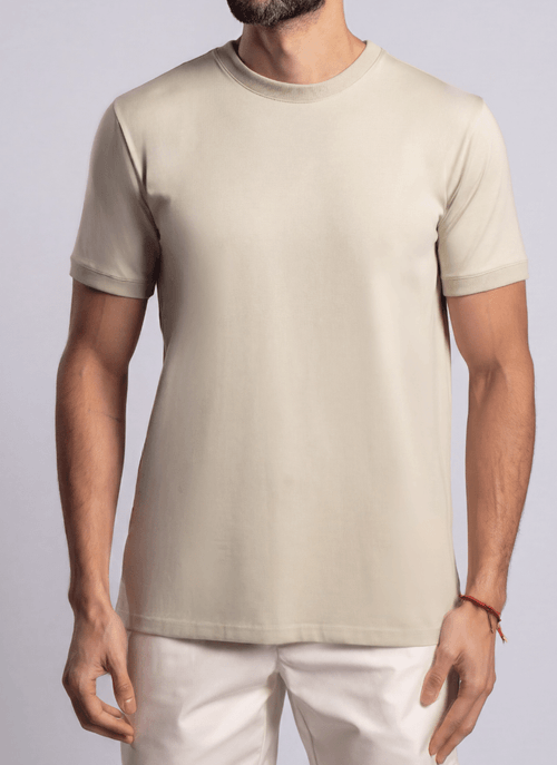 Camiseta New Old Gola Careca KB Pima Verde Claro